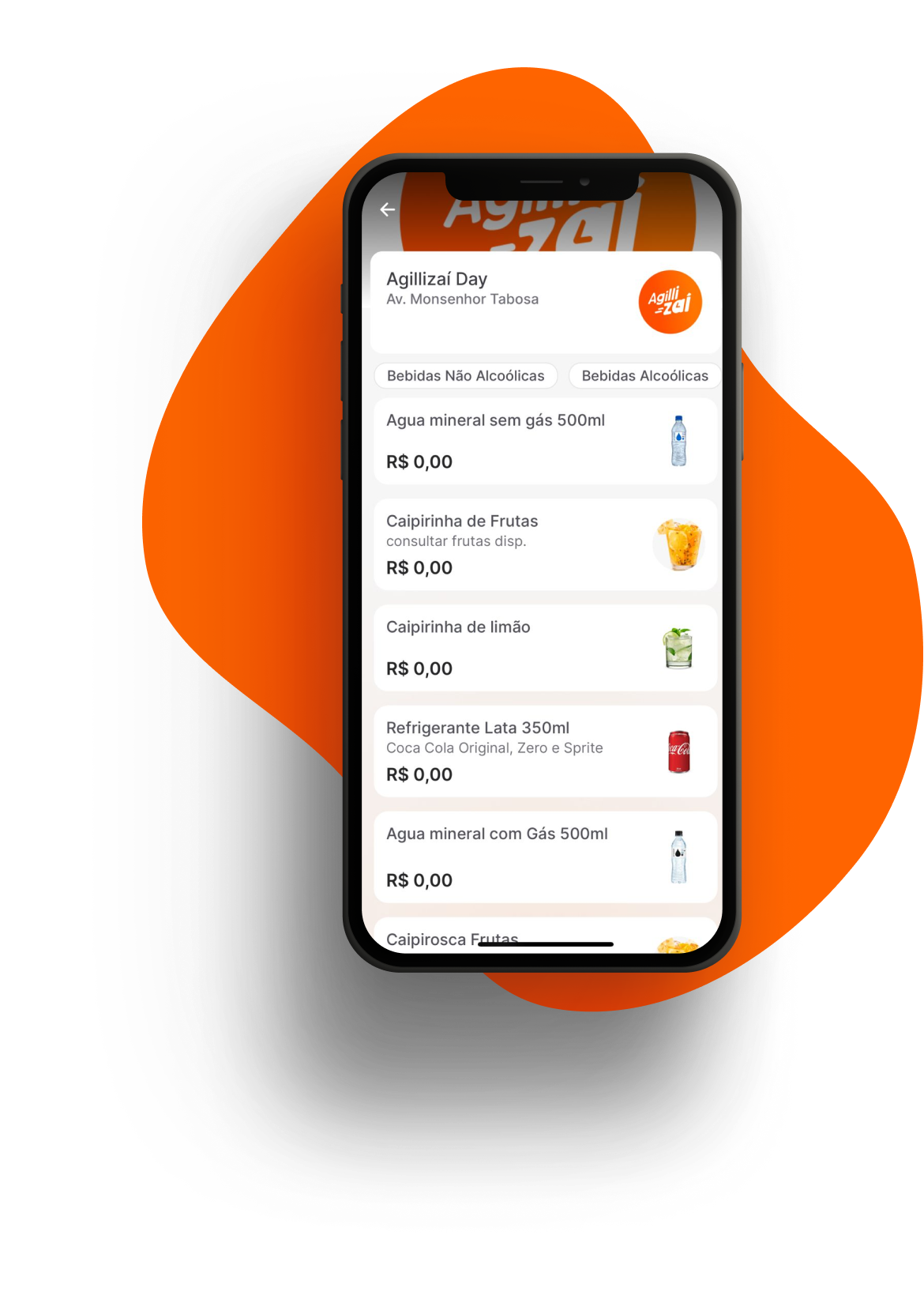 Telefone com a logo do Agilizai!!!